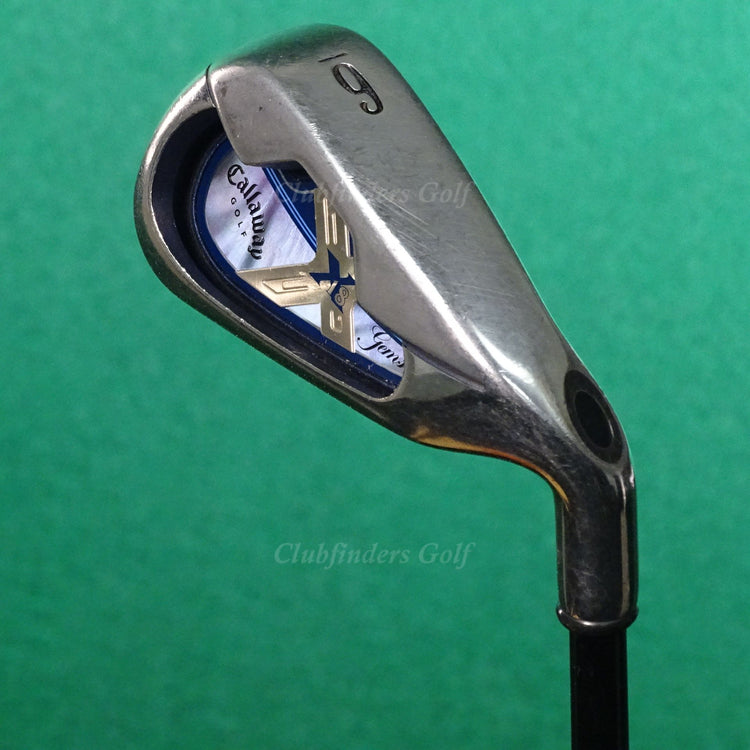 Lady Callaway X-18 Gems Single 6 Iron Gems Ultralight 45i Graphite Ladies