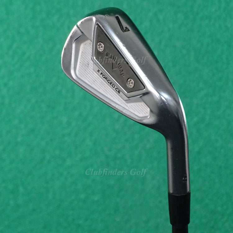 Callaway X Forged CB '21 Single 7 Iron True Temper TI DG Onyx S400 Steel Stiff