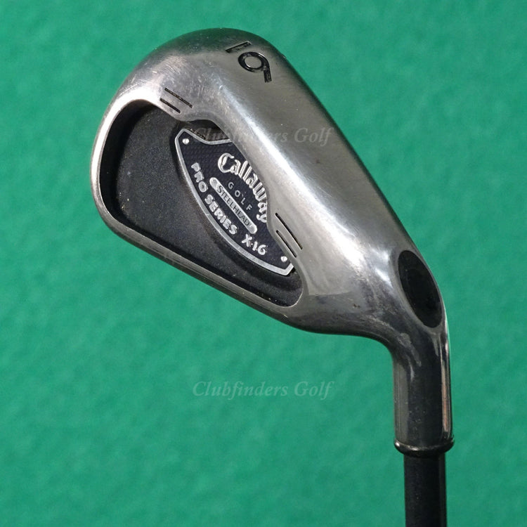 Callaway Steelhead X-16 Pro Series Single 6 Iron RCH Pro M75i Graphite Stiff