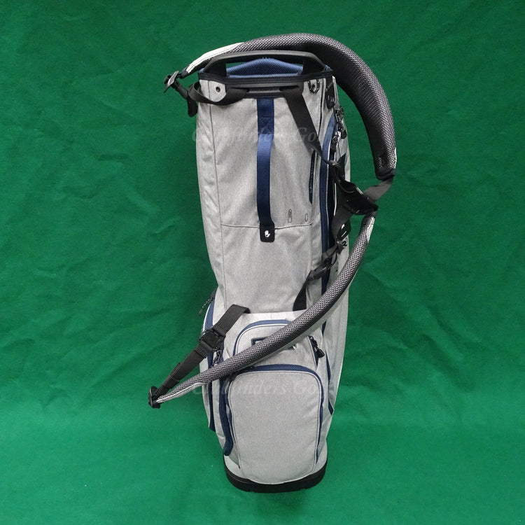 NEW Ping Hoofer Lite Heather Grey / Navy Golf Stand Bag w/ Raincover