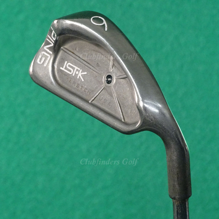 Ping ISI-K Black Dot Single 6 Iron Karsten JZ Steel Stiff