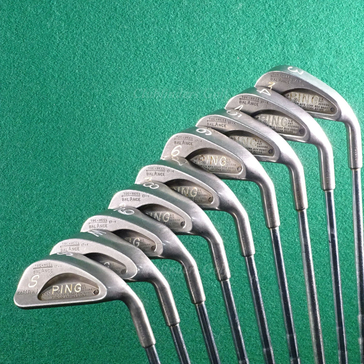 VNTAGE Ping Karsten I Black Dot 3-PW, SW Iron Set Karsten ZZ-Lite Steel Stiff