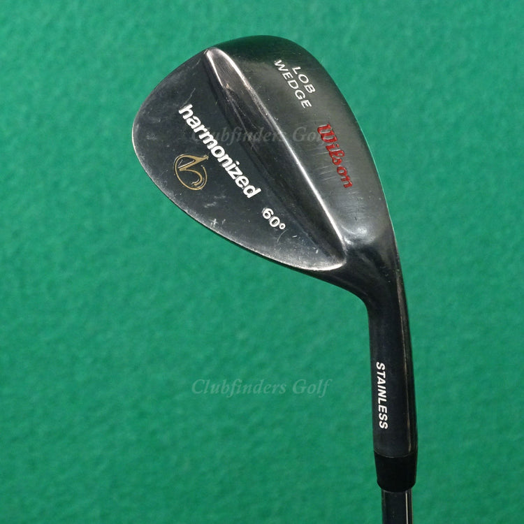 Wilson Harmonized Black 60° LW Lob Wedge True Temper Stepped Steel Wedge