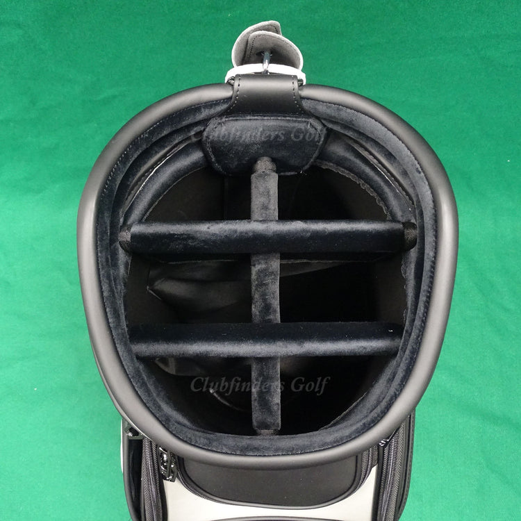 NEW TaylorMade 2025 Qi35 Tour Black/Silver Golf Staff Bag w/ Raincover