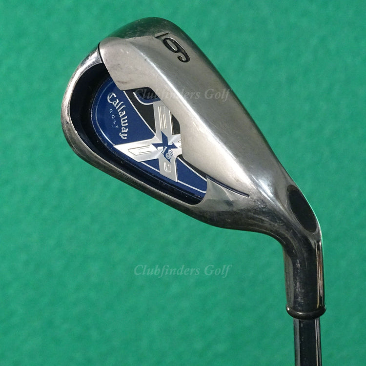 Callaway X-18 Single 6 Iron Factory True Temper Steel Uniflex