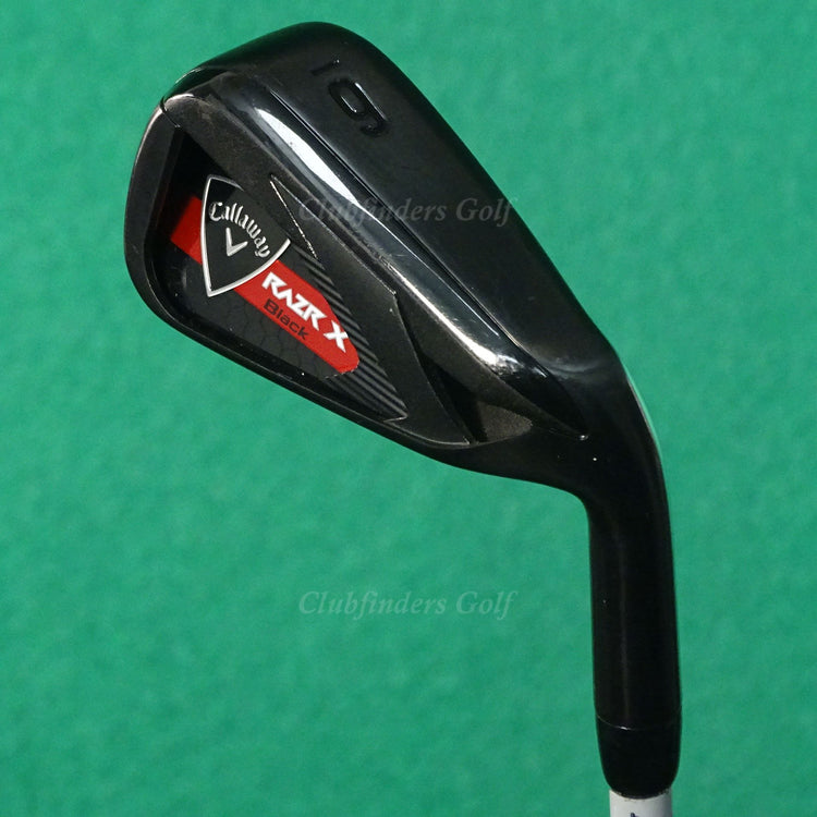 Callaway RAZR X Black Single 6 Iron KBS Tour Steel Stiff
