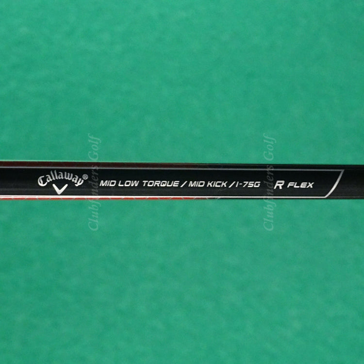 Callaway RAZR X Black Single 6 Iron Factory I-75G Graphite Regular