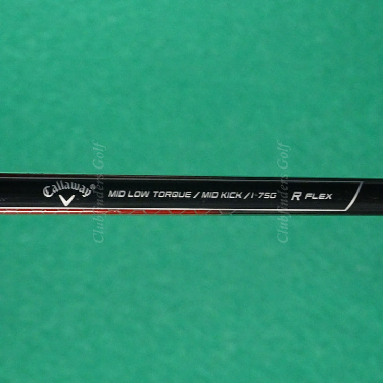 Callaway RAZR X Black Single 6 Iron Factory I-75G Graphite Regular