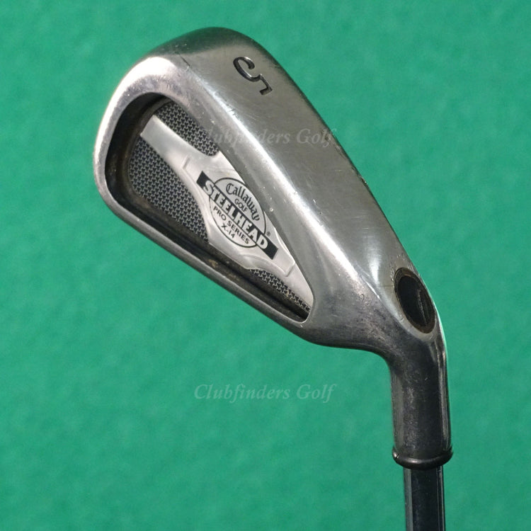 Callaway Steelhead X-14 Pro Series Single 5 Iron Factory Rifle Steel Stiff