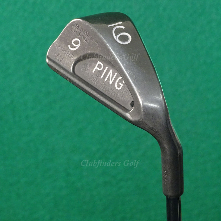 Ping Karsten III Ping Rail Black Dot Single 9 Iron Karsten Steel Stiff