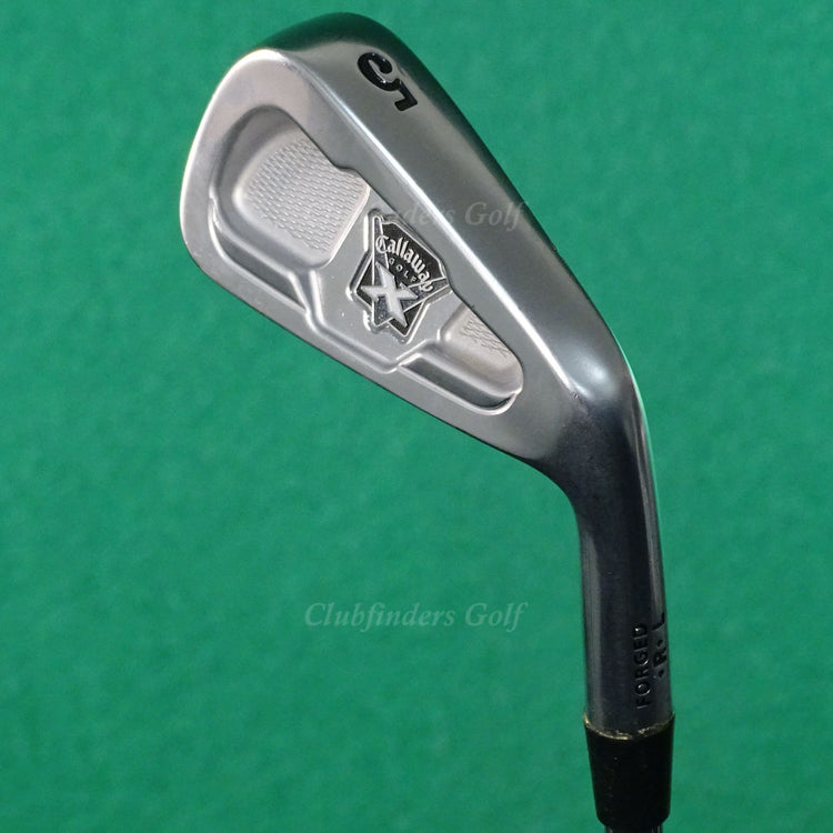 Callaway X-Forged 2009 L-STAMP Single 5 Iron Dynamic Gold Sensicore Steel Stiff