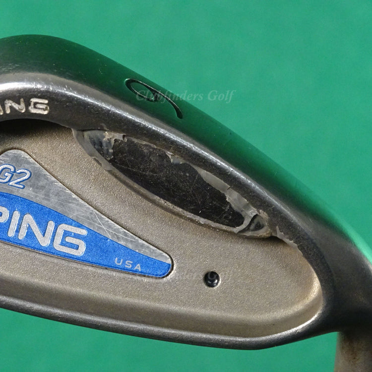 Ping G2 Black Dot Single 6 Iron Project X Flighted Rifle 5.5 Steel Firm *READ*