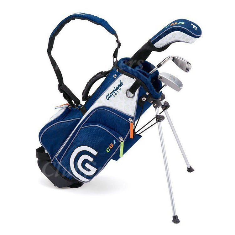 NEW JUNIOR Cleveland CGJ Small 3-Piece Complete Club Set w/ Matching Stand Bag