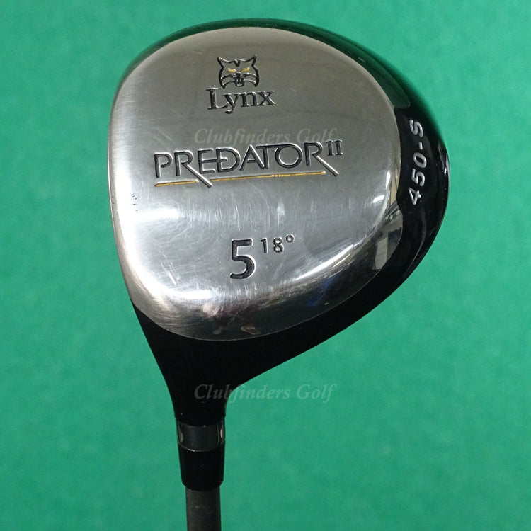 LH Lynx Predator II Fairway 18° 5 Wood Factory System 350 UST Graphite Stiff
