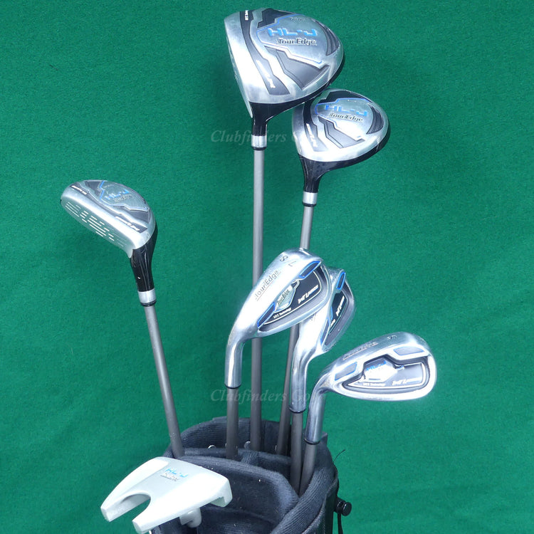 JUNIOR LH Tour Edge HL-J 7-Piece Complete Golf Club Set w/ Matching Stand Bag