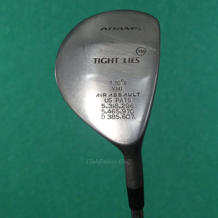Adams Tight Lies VMI Air Assault Fairway 16° 4 Wood Stepped Steel Stiff