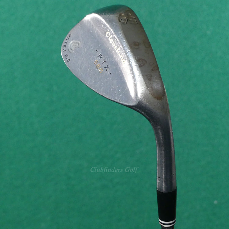 Cleveland 588 RTX Rotex 2.0 Satin Chrome 56-12 56° SW Sand Wedge DG Steel Wedge