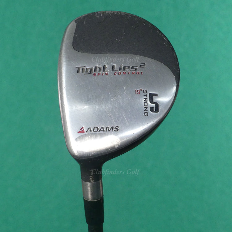 LH Adams Tight Lies 2 Spin Control Fairway 19° Strong 5 Wood Graphite Regular