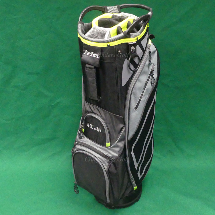 NEW Tour Edge HL3 Black/Grey 14-Way Golf Cart Bag w/ Raincover
