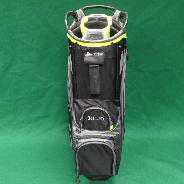 NEW Tour Edge HL3 Black/Grey 14-Way Golf Cart Bag w/ Raincover