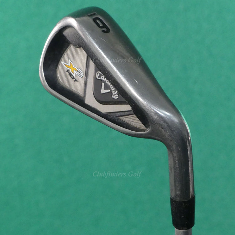 Callaway X2 Hot Single 6 Iron KBS Tour C-Taper Lite 105 Steel Regular