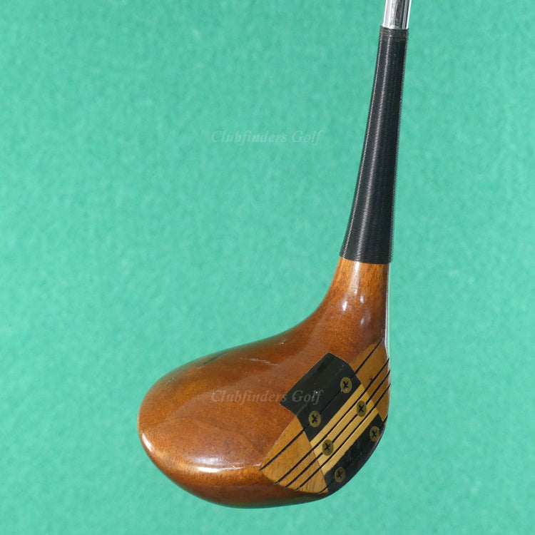 VINTAGE MacGregor Tourney Eye-O-Matic Persimmon Fairway 4 Wood Steel Stiff
