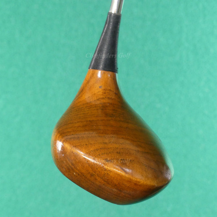 VINTAGE MacGregor Pace-Maker 4-Screw Persimmon 1 Wood Stepped Steel Stiff *READ*