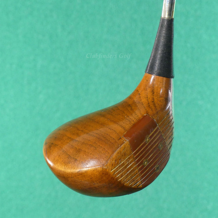 VINTAGE MacGregor Pace-Maker 4-Screw Persimmon 1 Wood Stepped Steel Stiff *READ*