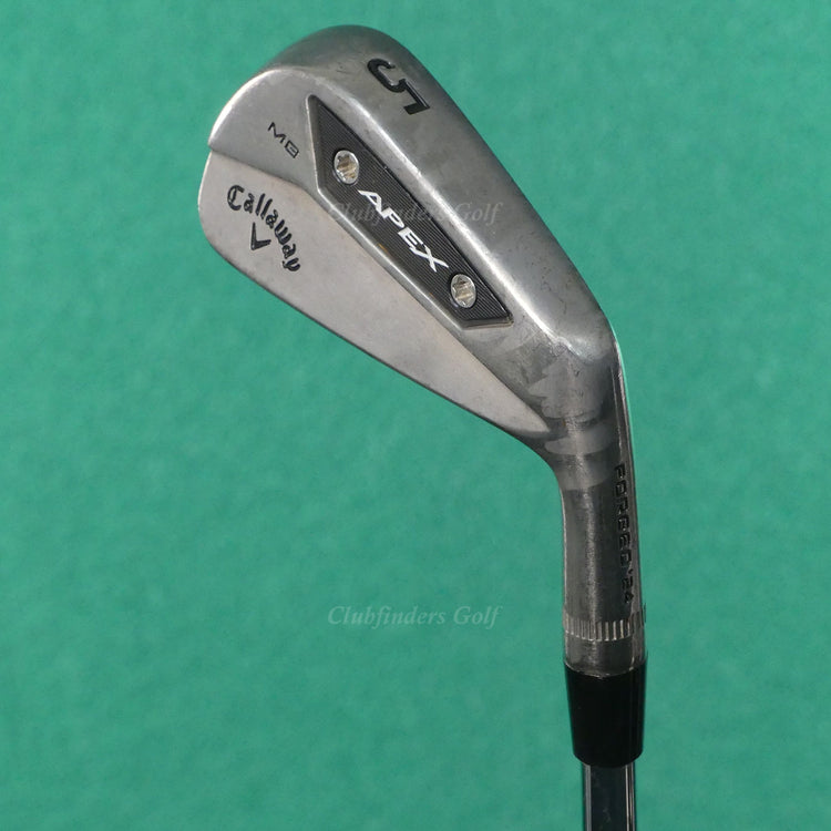 Callaway Apex MB Forged '24 Raw Single 5 Iron KBS Tour FLT 130 Steel Extra Stiff