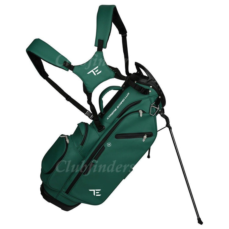 NEW Tour Edge Xtreme Lux Forest Green 5-Way Golf Stand Bag w/ Raincover