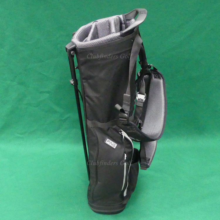 NEW Ping Moonlander Black 4-Way Golf Stand Bag w/ Raincover