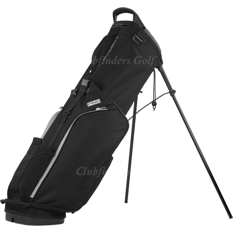 NEW Ping Moonlander Black 4-Way Golf Stand Bag w/ Raincover