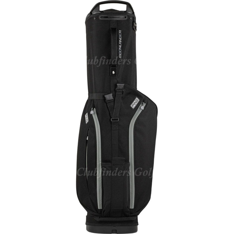 NEW Ping Moonlander Black 4-Way Golf Stand Bag w/ Raincover