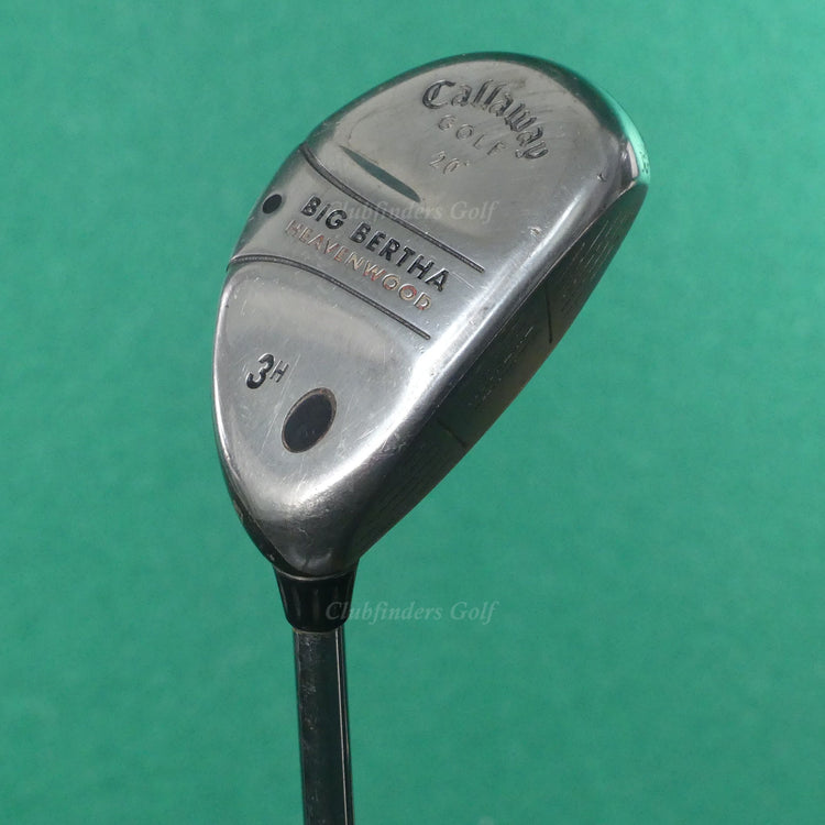 Callaway Big Bertha Heavenwood 20° Hybrid 3H Iron Factory Steel Uniflex