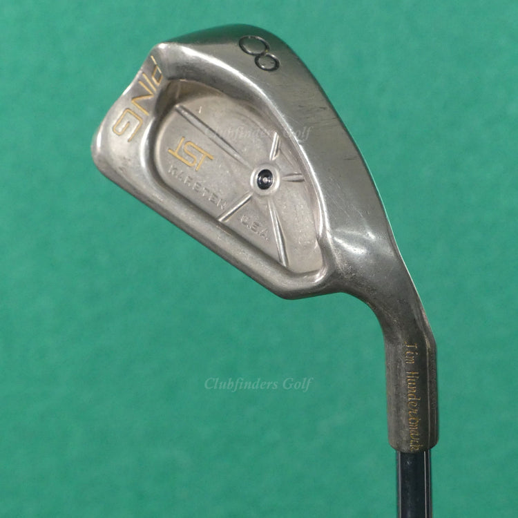 Ping ISI Nickel Black Dot Single 8 Iron Karsten Z-Z65 Steel Stiff