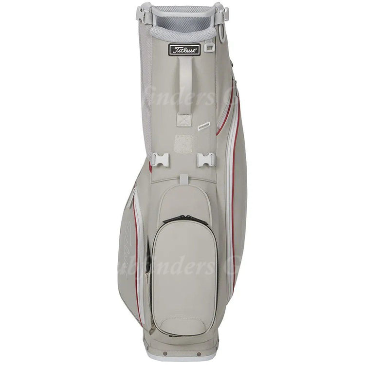 NEW Titleist Players S4 Gray/Crimson/Marble 4-Way Golf Stand Bag w/ Raincover