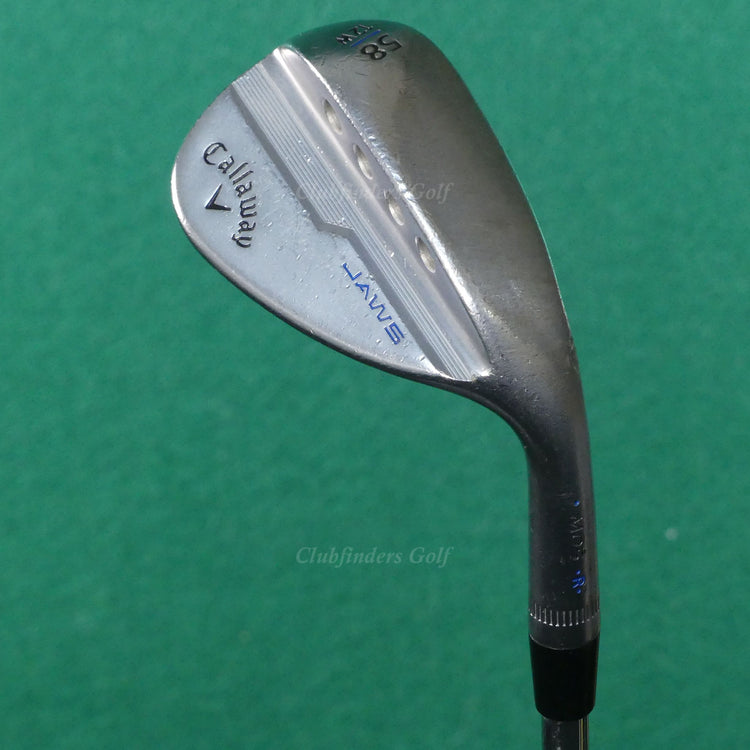 Callaway MD5 Jaws Chrome 58-12W 58° LW Lob Wedge Stepped Steel Stiff