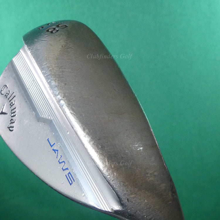Callaway MD5 Jaws Chrome 58-12W 58° LW Lob Wedge Stepped Steel Stiff