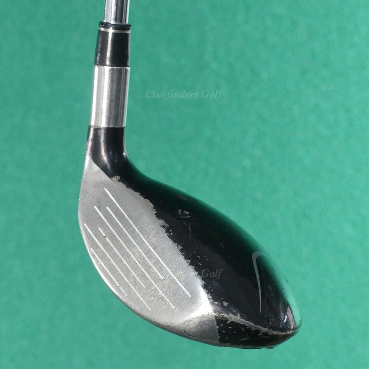 LH TaylorMade Burner Rescue 25° Hybrid 5 Iron Factory T-Step 90 Steel Stiff