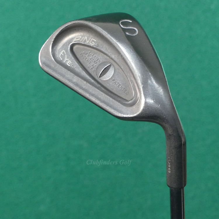 VINTAGE Ping Eye Black Dot 2-SW Iron Set Karsten ZZ-Lite Steel Stiff