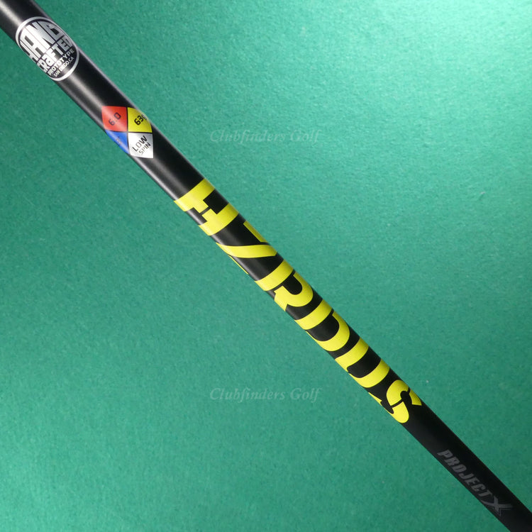 Project X HZRDUS Yellow Hand Crafted .335 6.0 Stiff 44" Wood Shaft w/ Srixon Tip