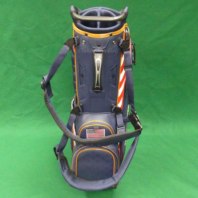NEW Bridgestone 2026 USA Navy/Red/White Golf Stand Bag w/ Raincover