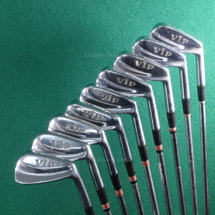 VINTAGE MacGregor VIP Blade 2-10 Iron Set Stepped Steel Stiff