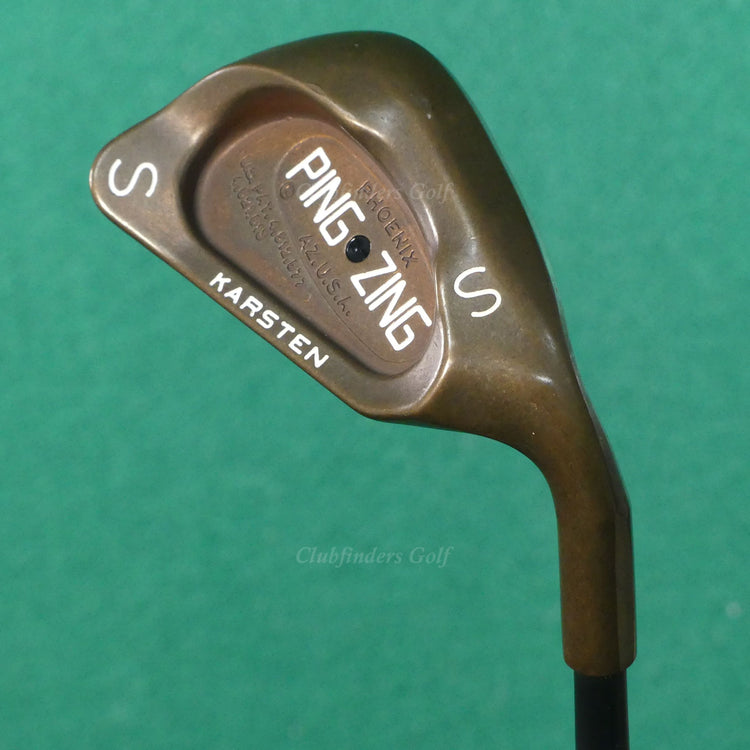 Ping Zing BeCu Copper Black Dot SW Sand Wedge Stock Karsten 101 Graphite Regular