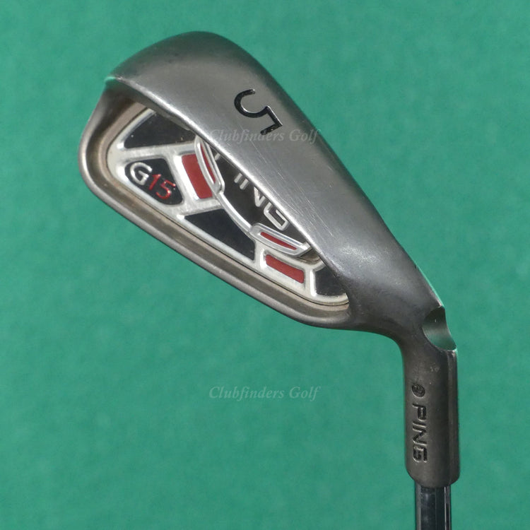 Ping G15 Black Dot Single 5 Iron Stock AWT Steel Stiff