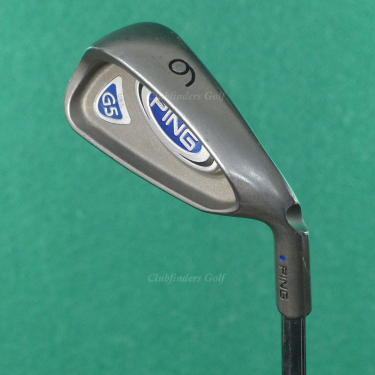 Ping G5 Blue Dot Single 6 Iron Factory CS Lite Steel Regular
