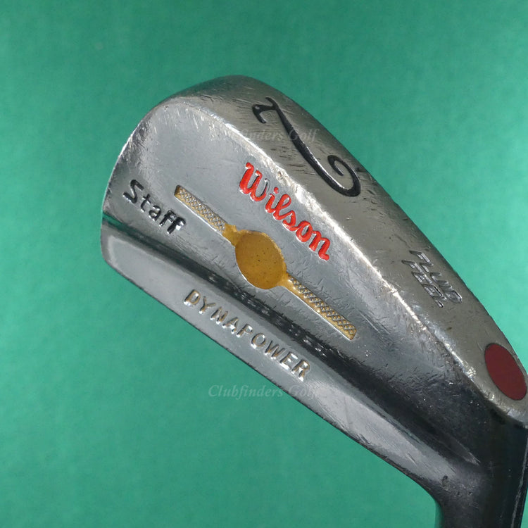 VINTAGE Wilson 1971 Staff Dynapower Button Back Single 2 Iron Steel Stiff *READ*