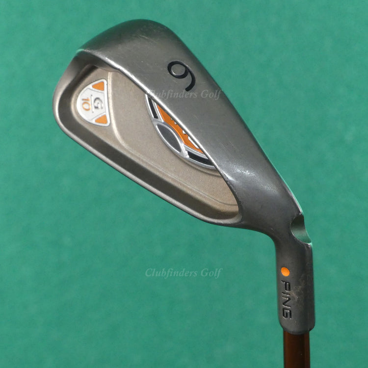 Ping G10 Orange Dot Single 6 Iron Factory TFC 129I Graphite Stiff