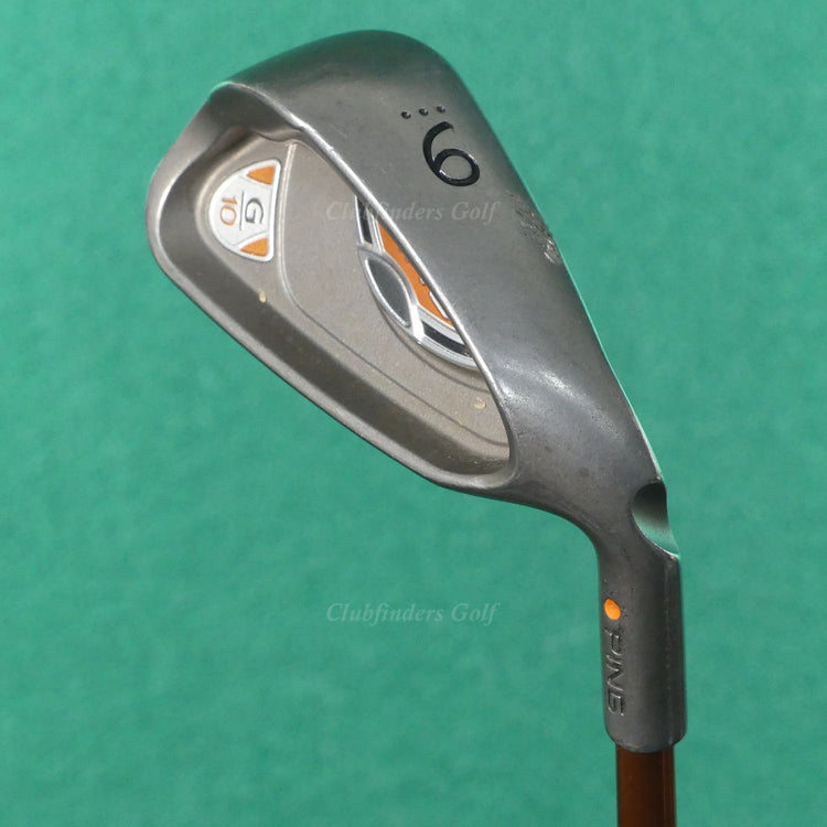 Ping G10 Orange Dot Single 9 Iron Factory TFC 129I Graphite Stiff *READ*