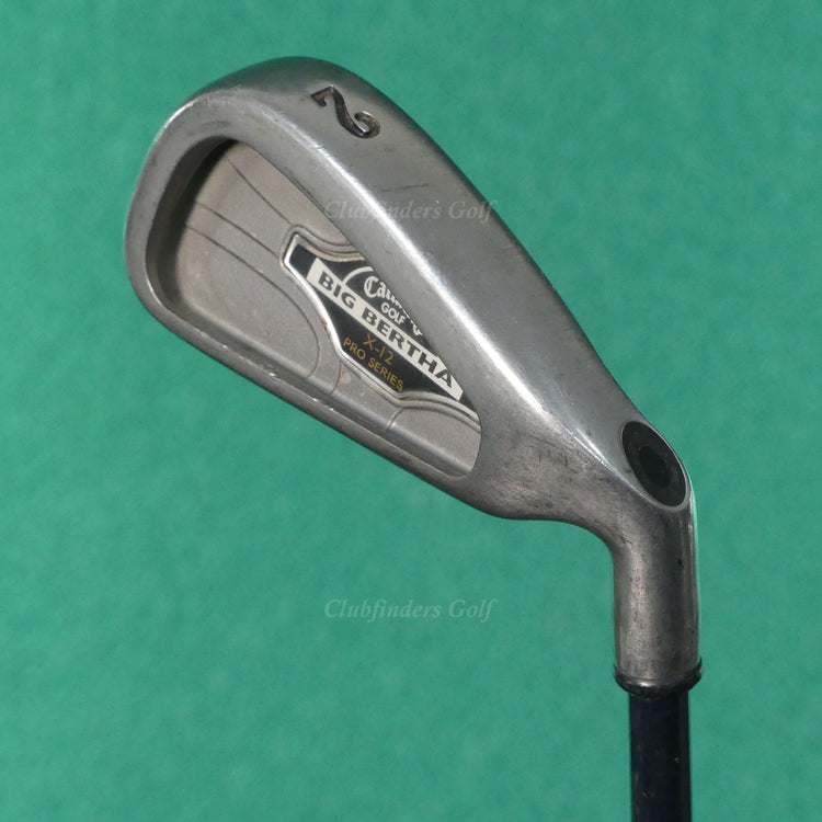 Callaway Big Bertha X-12 Pro Series Single 2 Iron Factory RCH 99 Graphite Firm